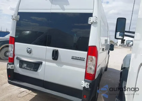 2023 Ram Promaster 2500 High Roof 159 Wb z USA, uszkodzony, nr VIN 3C6LRVDGXPE598971